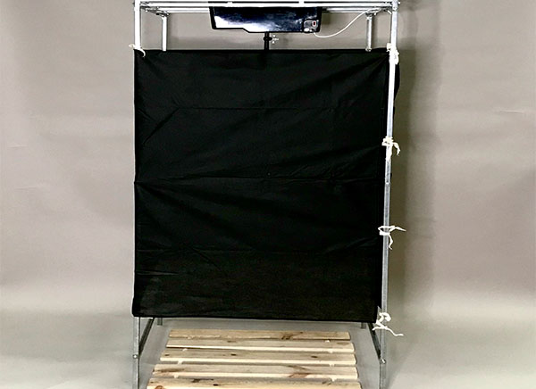 Дачный душ Н1 шторка