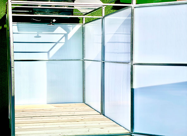 Душ дачный Л1Т с тамбуром