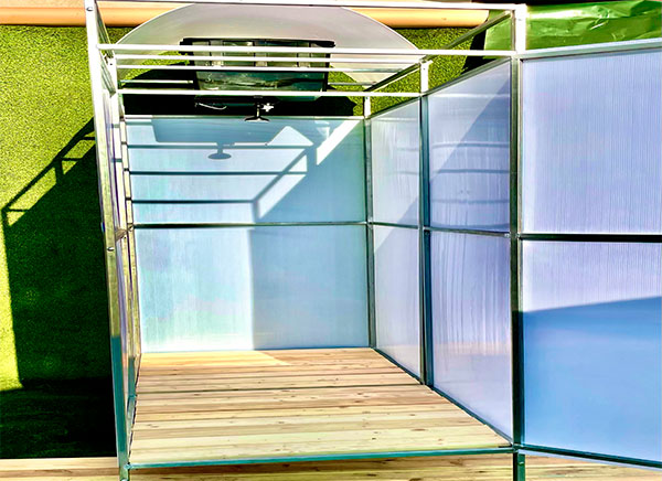 Душ дачный Л1Т с тамбуром