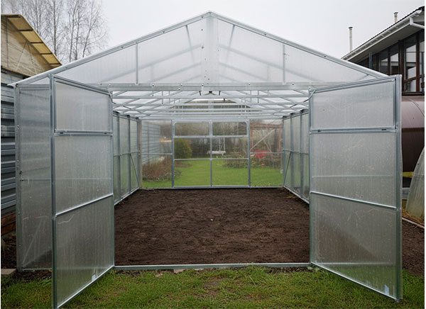 Теплица домик четыре метра