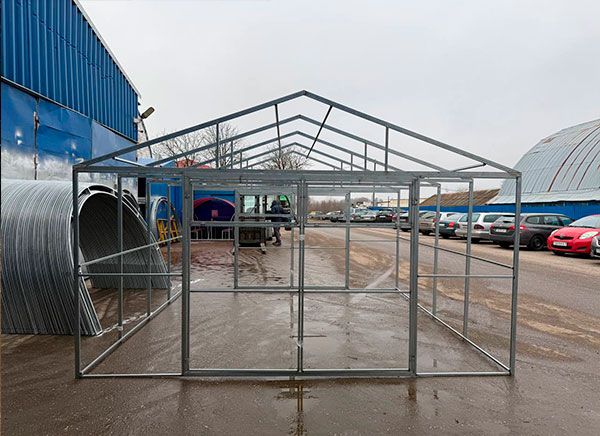 Теплица домик четыре метра